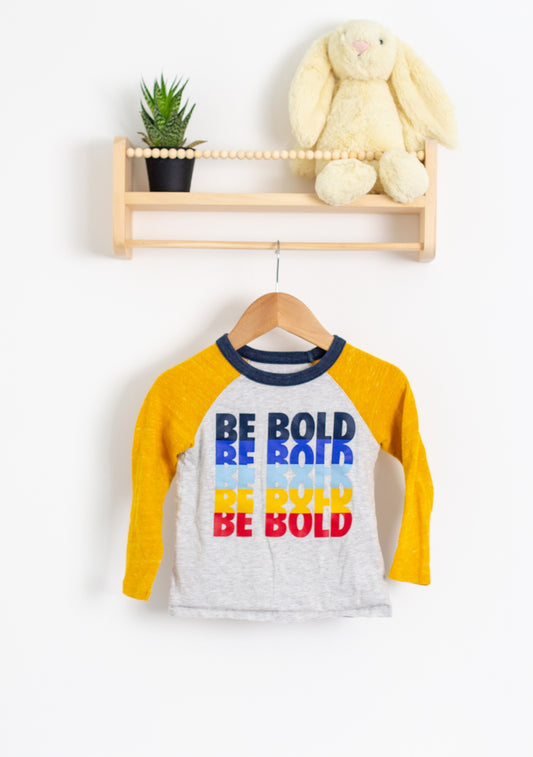 Old Navy Shirt 2T Gray, Yellow, Blue, Red
