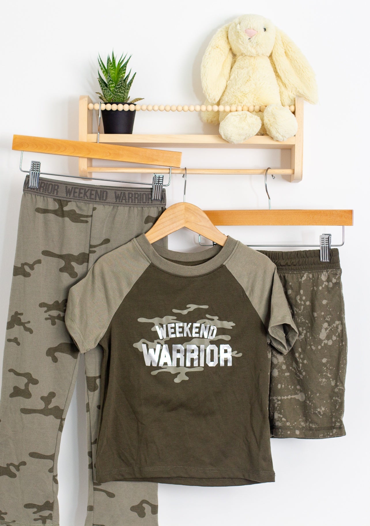 George Set XS Olive green and beige