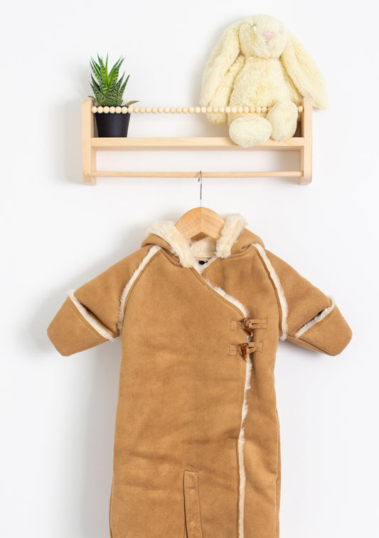 Baby Gap suede bunging suit