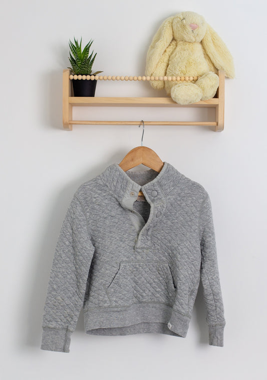 GAP 5 Gray Quilted Sweater PLAY