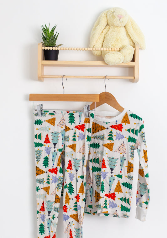 Old Navy S Multicolored Christmas Pjs White