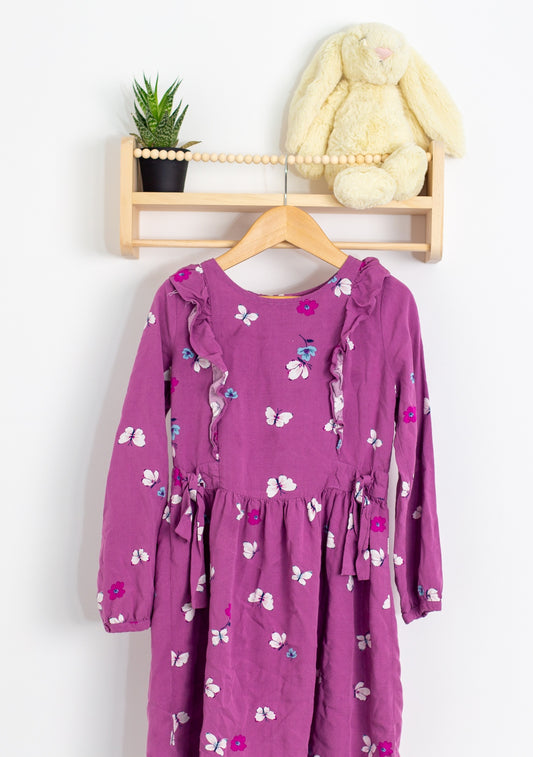 Carters 8 Purple Floral Dress