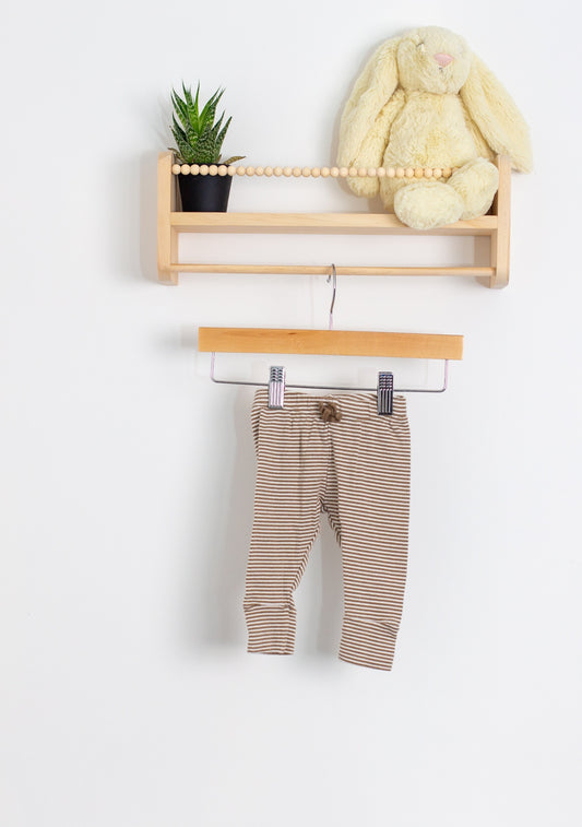 Little Bundles Tan Stripe Pants 