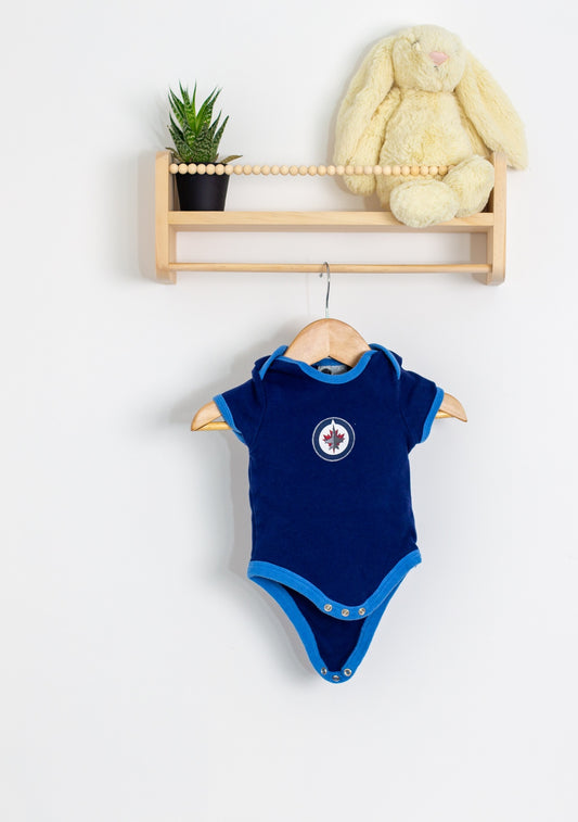 Navy Blue NHL Winnipeg Jets Onesie