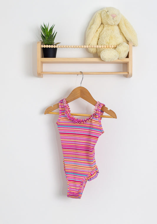 Unknown 2-4 Multicolored (Pink, Yellow, Blue, White, etc.) Bathing Suit