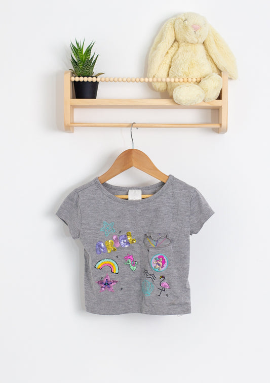 Disney 4 Grey Ariel T Shirt