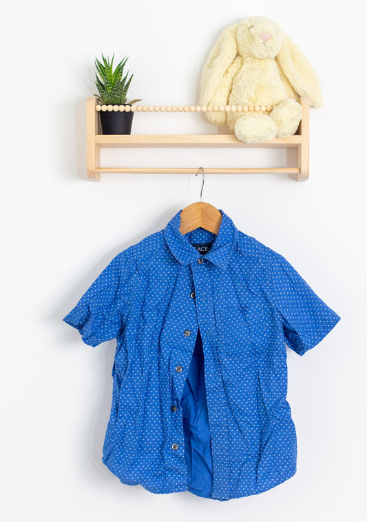 Childrens Place S Blue Button up Shirt