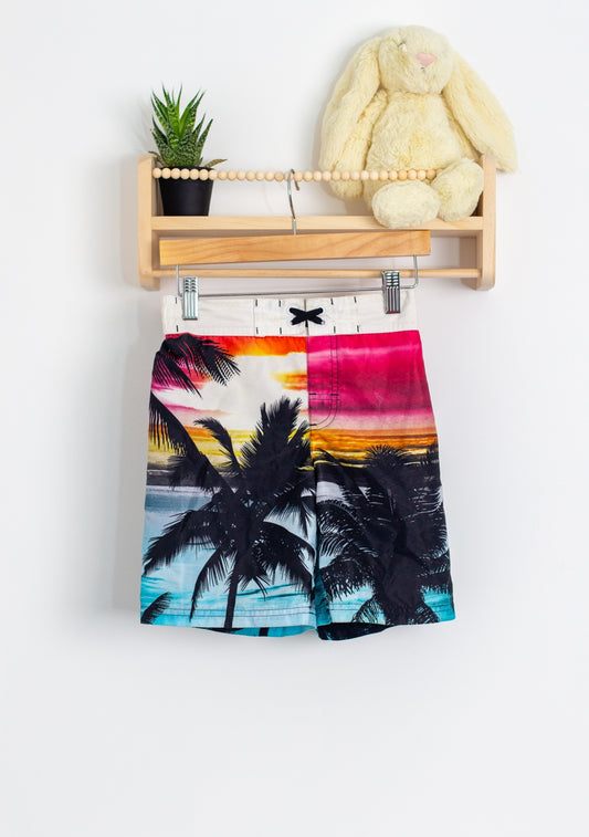 George S Multicolor (pink, orange, yellow, blue, black) Swim Trunks - Play for Wear