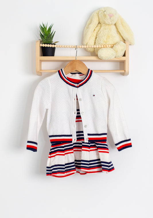 Tommy Hilfiger 2T White, Red, Navy Blue