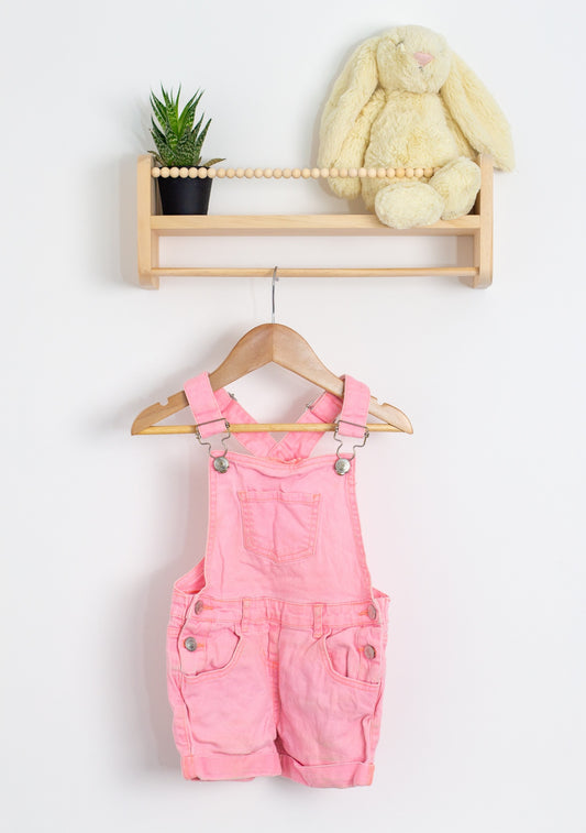 George 5 Pink Overall Shorts Play