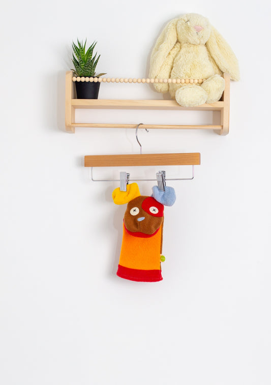 Cate & Levi Multicolor Reclaimed Wool Handpuppet