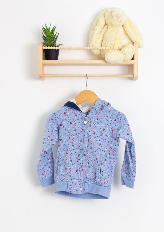 Kanz 2 Blue Zip Hoodie