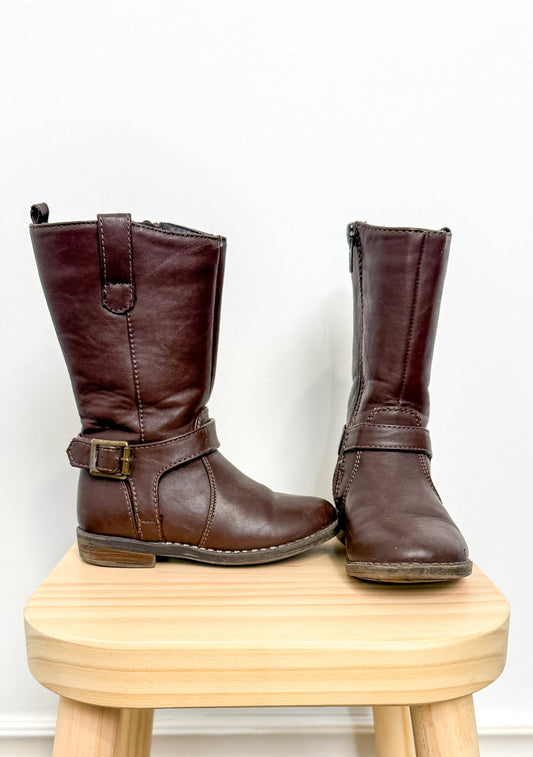 Joe Fresh 7 Brown Faux Leather Boots
