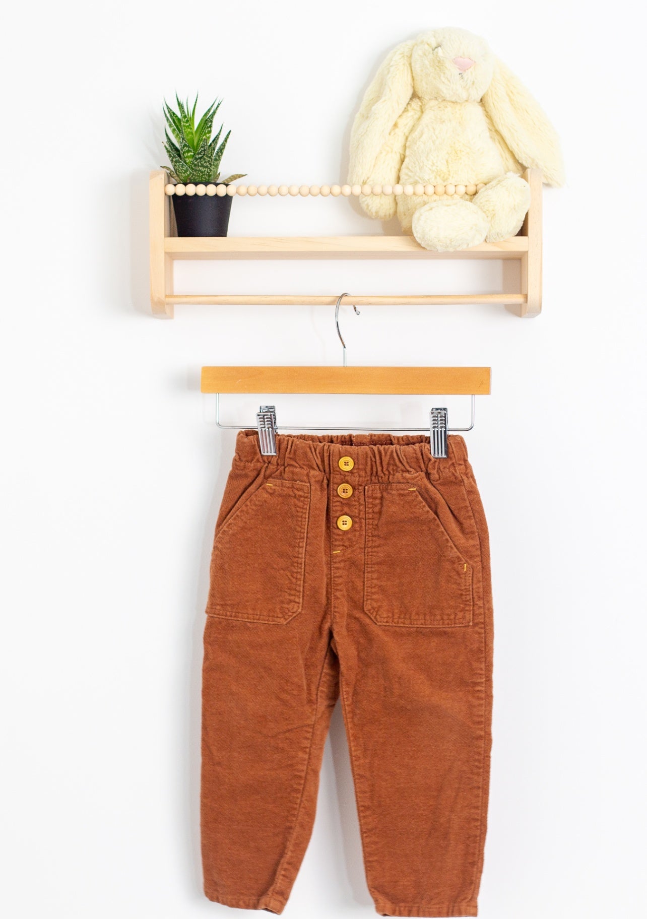 ZARA 2 Brown Corduroy Pants