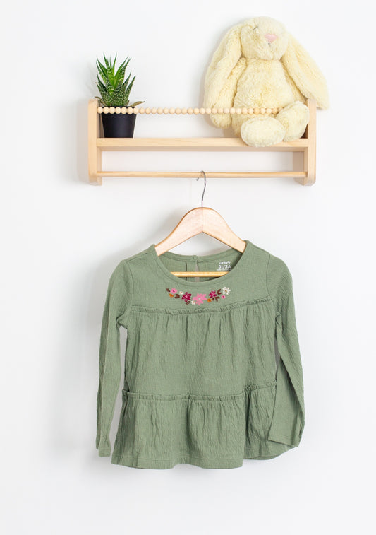 Carters 3 Green Top