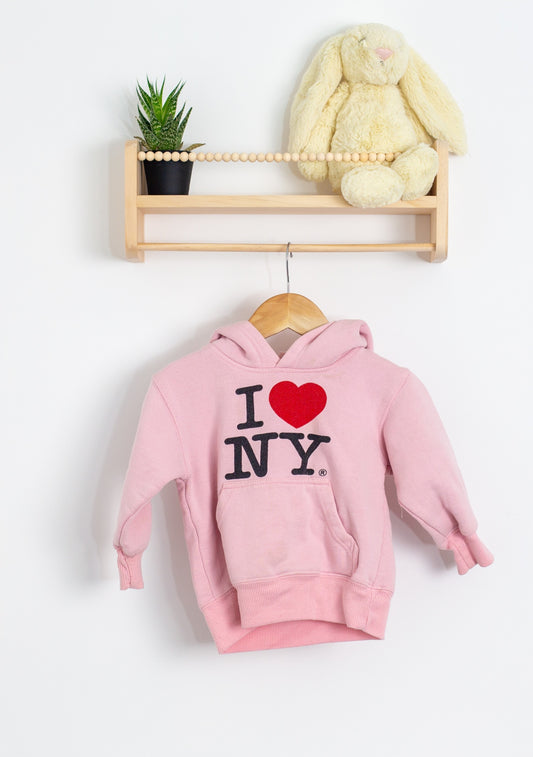 I <3 NY 2 Pink Hoodie