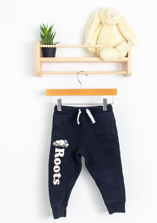 Roots 2T Black Sweatpants Play