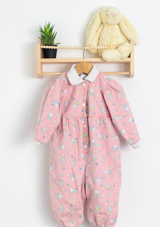 Vintage OshKosh Pink Overall Suit