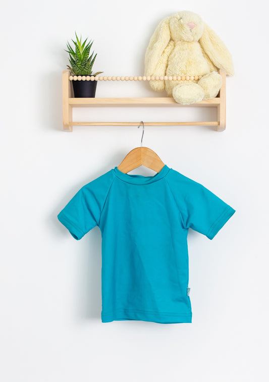 Vi & Jax 2-3Y Turquoise Swim Top