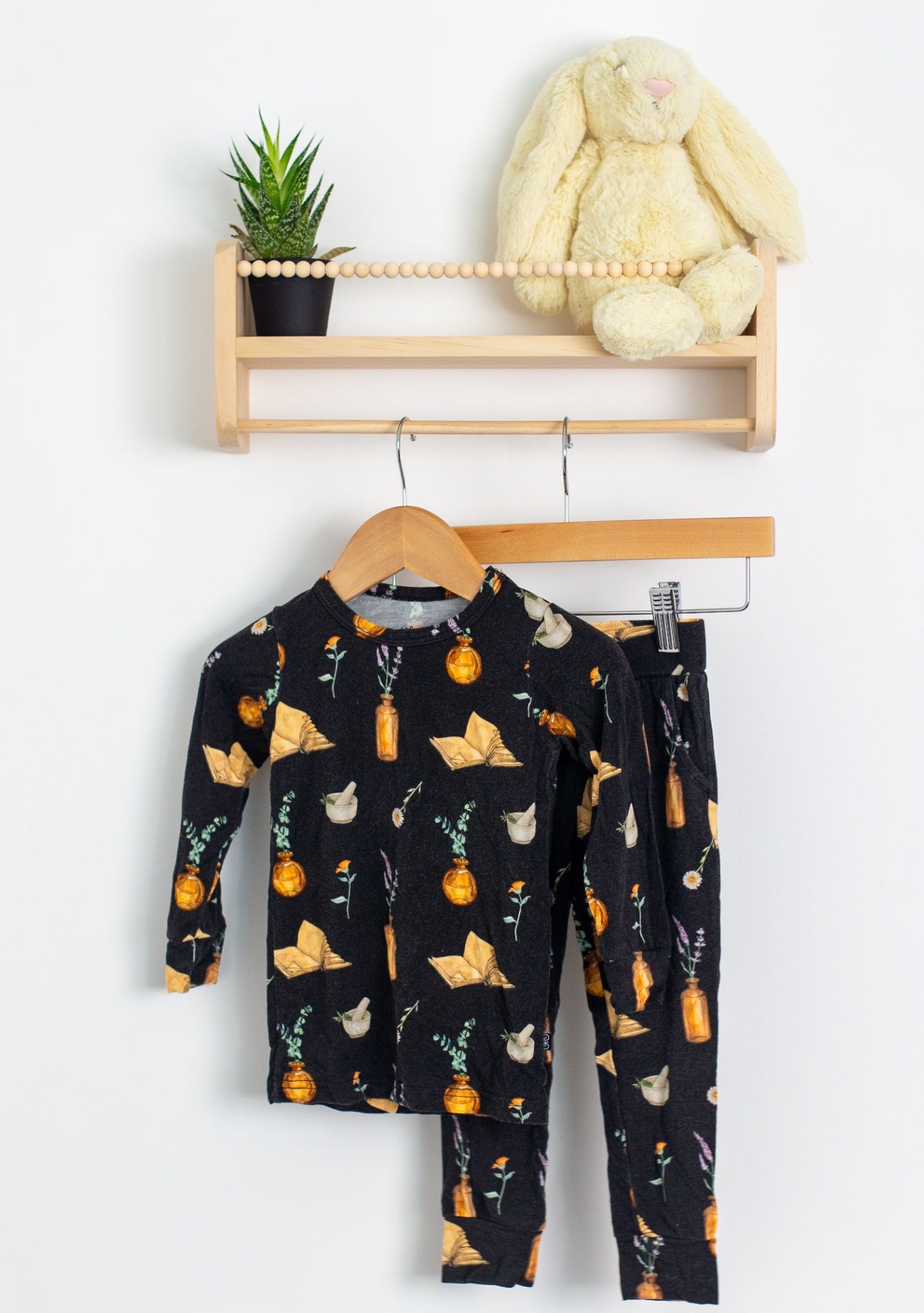 Little Folks 2T Black Autumn Floral