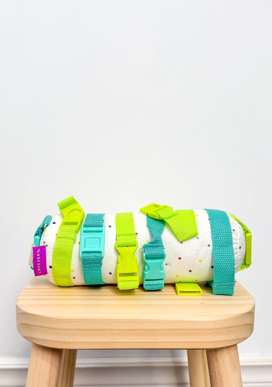 Lovevery The Buckle Barrel (From the Companion Play Kit 22-24M)