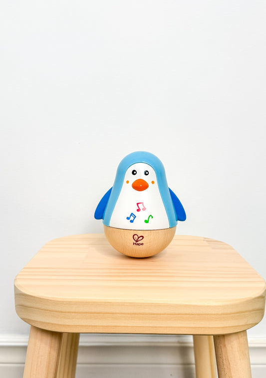 Hape Toys Penguin Musical Wobbler