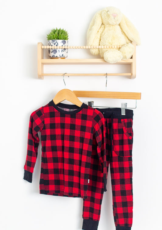 Mila Baby 2T Buffalo Plaid Jogger Set