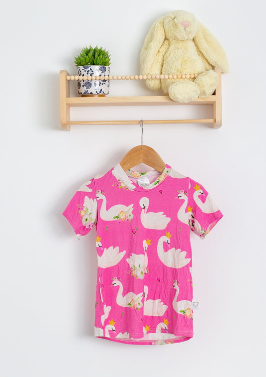 Vi & Jax Pink Swan Shirt