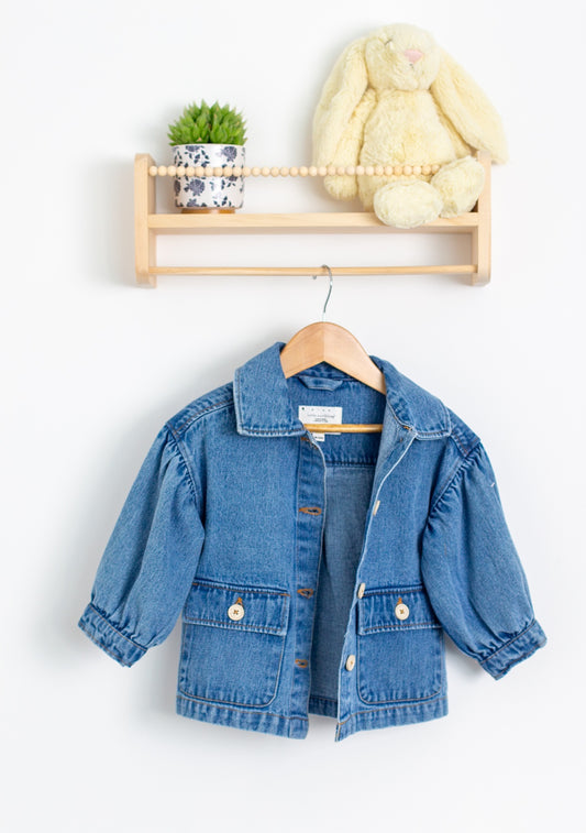 Rise Little Earthling 18-24M Blue Denim Jacket