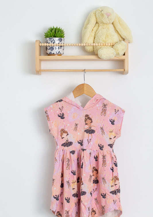 Vi & Jax 2-3Y Pink Ballerina Hooded Dress