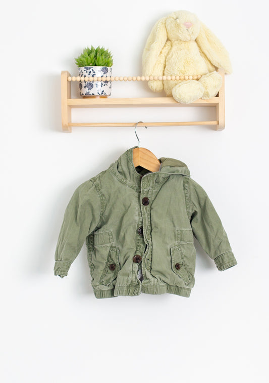 babyGap 12-18M Olive green Double Layer Jacket