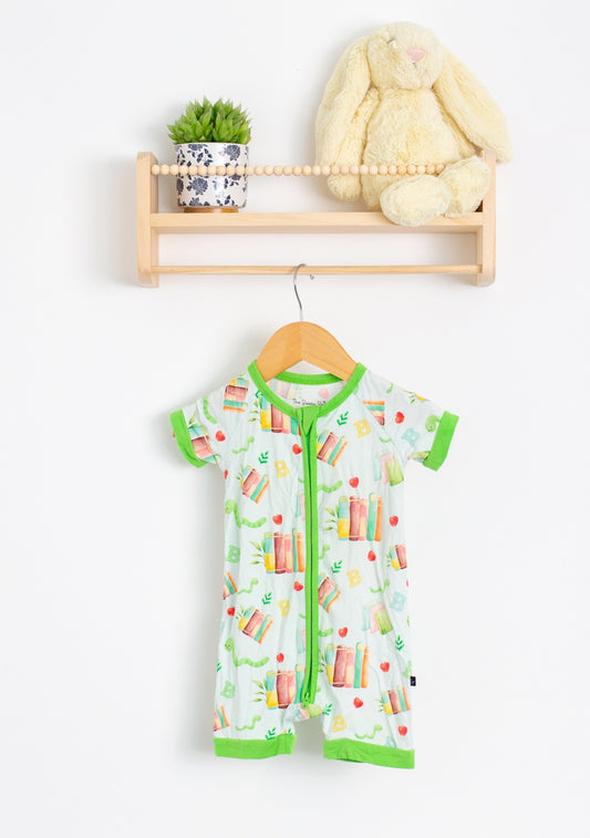 Sleepy Sloth 6-12M Bookworm Shortall