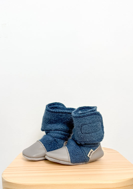 Nooks 4 (6-12M) Storm Felted Wool Booties