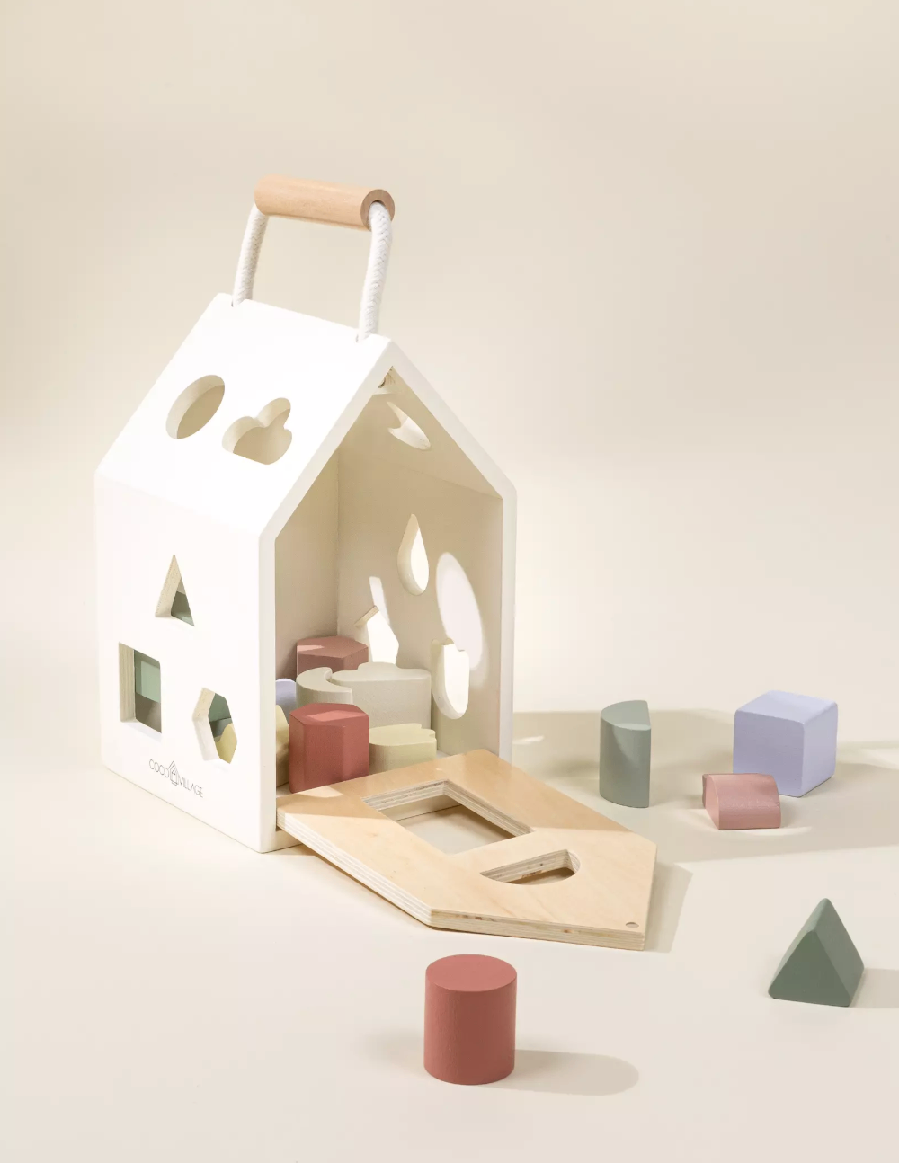 Coco Village Wooden Shapes Sorting House