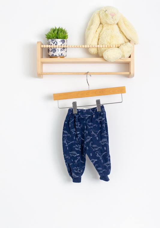 Kyle & Deena 0-3M Navy blue Dino Joggers