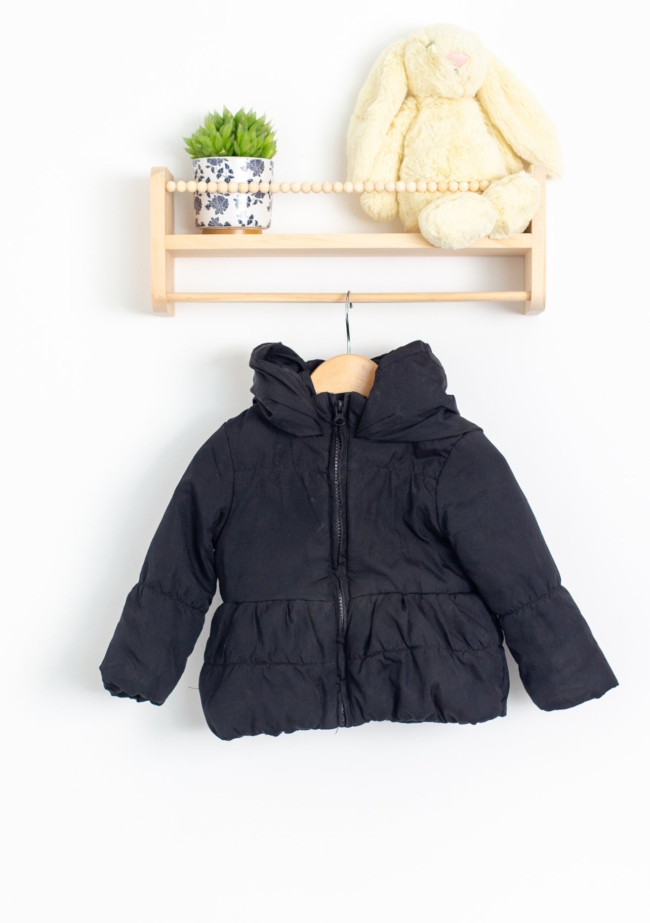 Childrens Place 12-18M Black Puffer