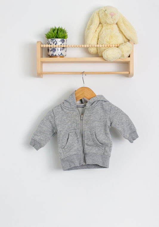 George 0-3M Gray Hoodie