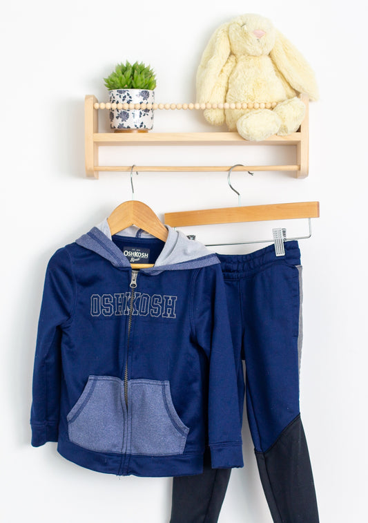 OSHKOSH 4T Navy blue and grey Tracksuit