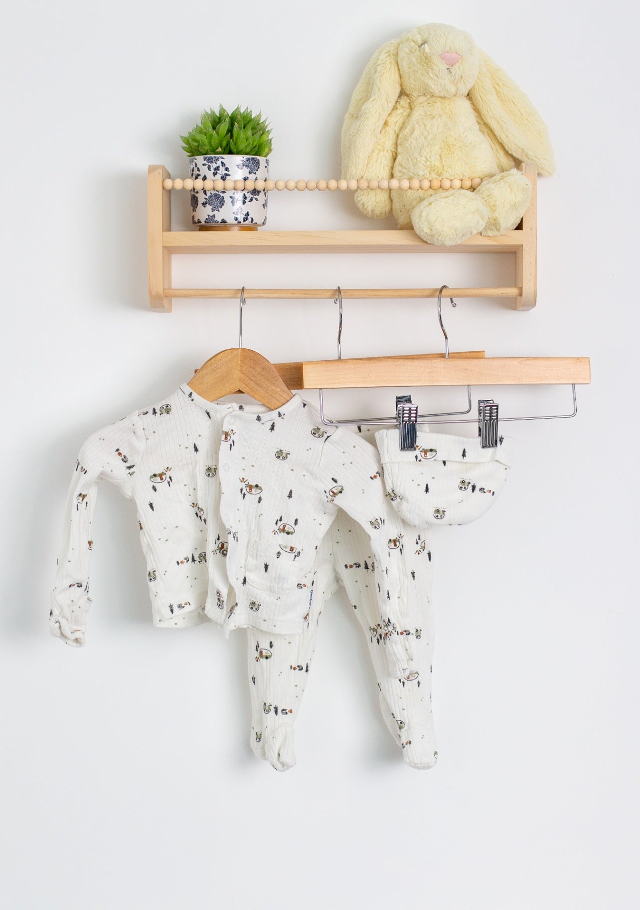 Gerber 3-6M White Set - Whimsy