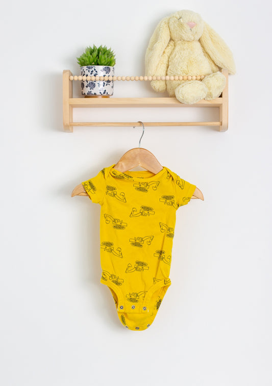 Carters 6M Yellow Onesie