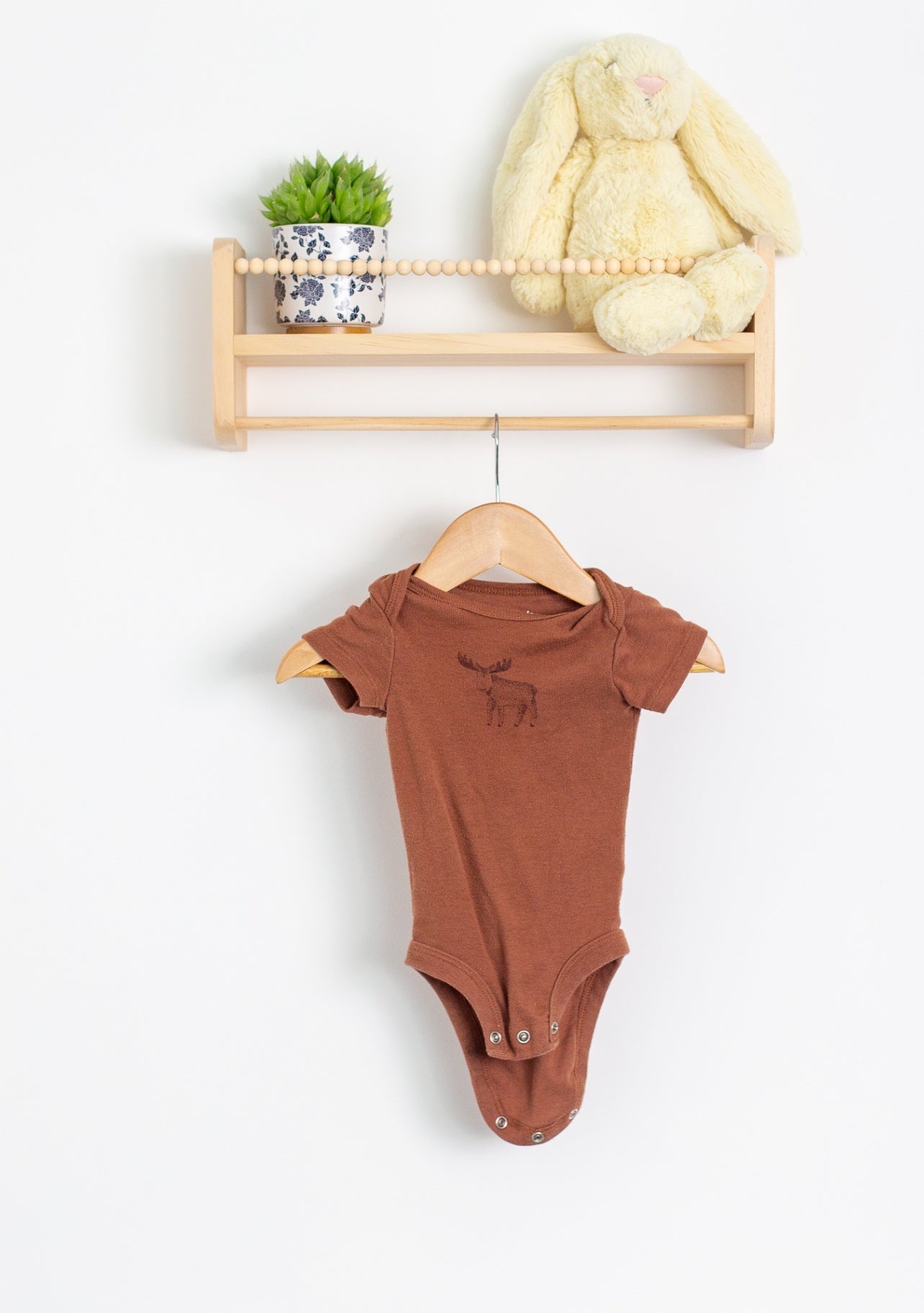 Carters 0-3M Brown Onesie