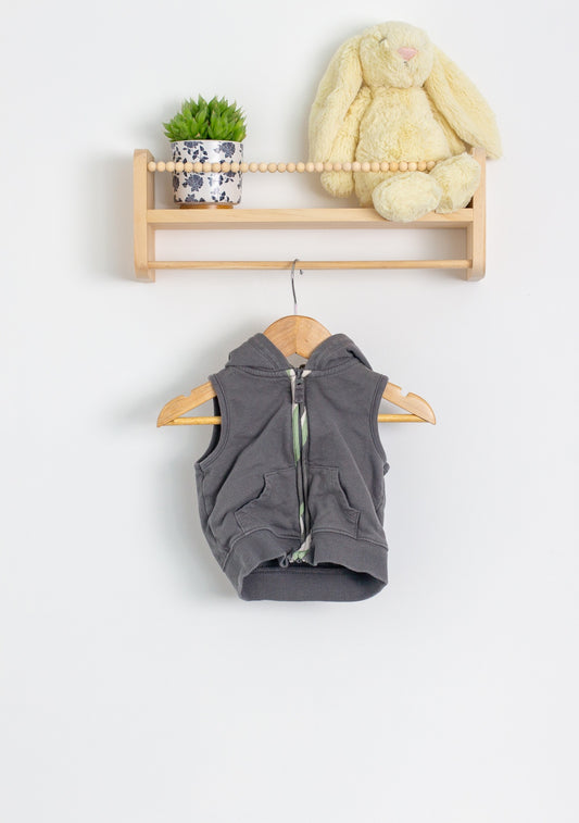 Carters 6M Gray Hooded Vest