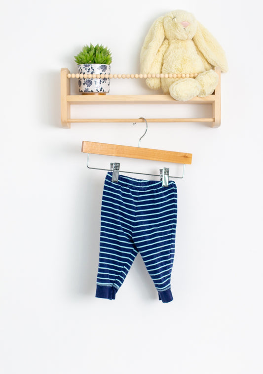 Unknown 6M Navy blue with white stripes Pants