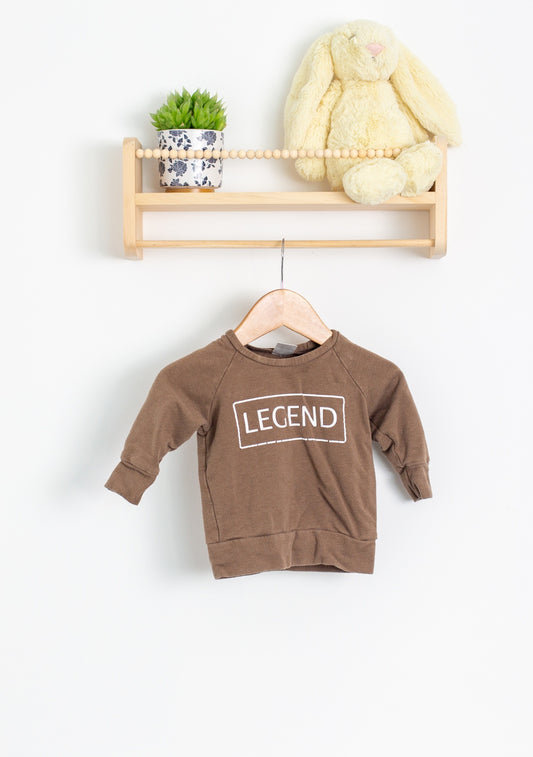 Posh and Cozy NB-6M Brown Pullover