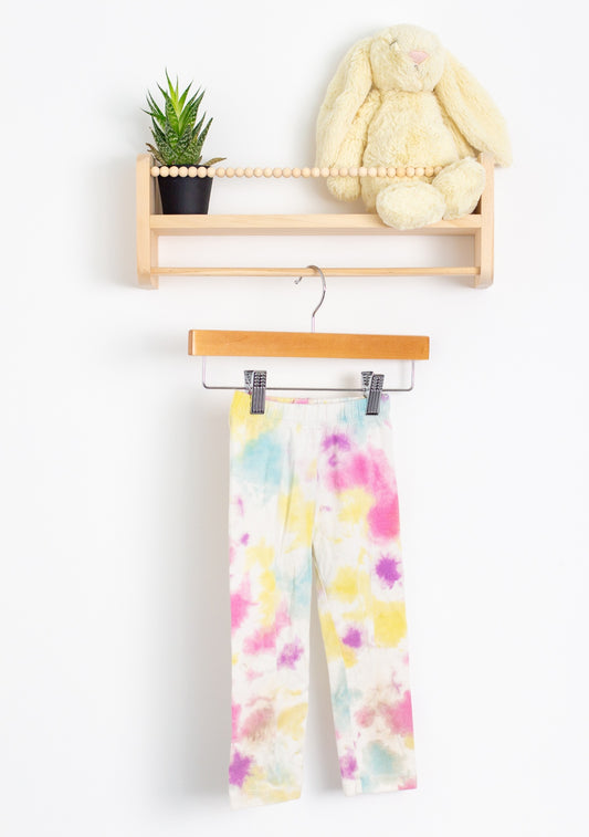 GAP XS Multicolor (pink, yellow, blue, purple) Leggings PLAY