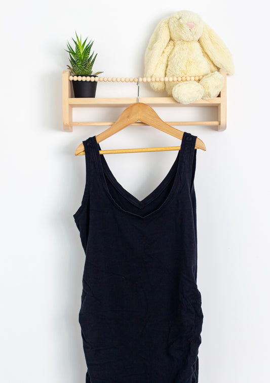 Thyme M Black Maternity Tank