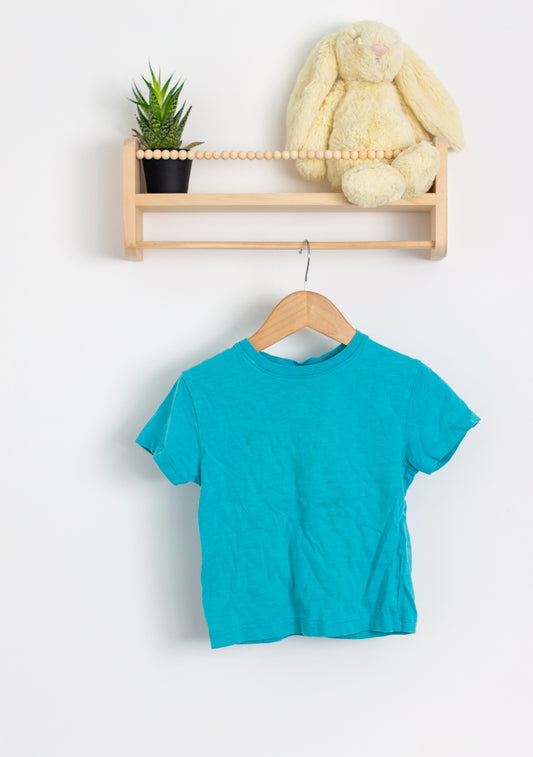 ZARA 2-3Y Blue TShirt Play