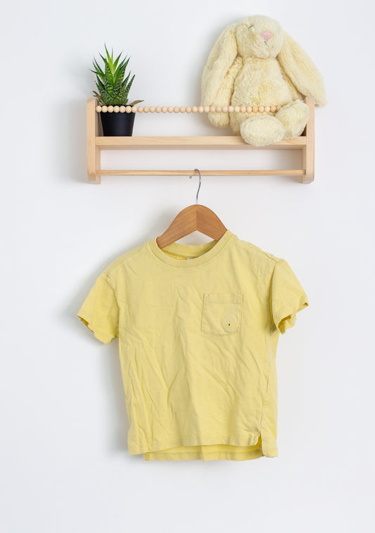 Zara 2-3Y Yellow TShirt Play