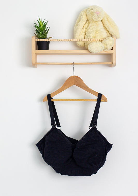 Kindered Bravely M Black Sublime® Hands-Free Pumping & Nursing Bra