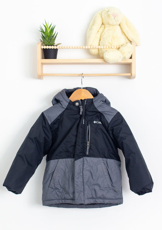 Columbia 4 Gray and Black Winter Jacket
